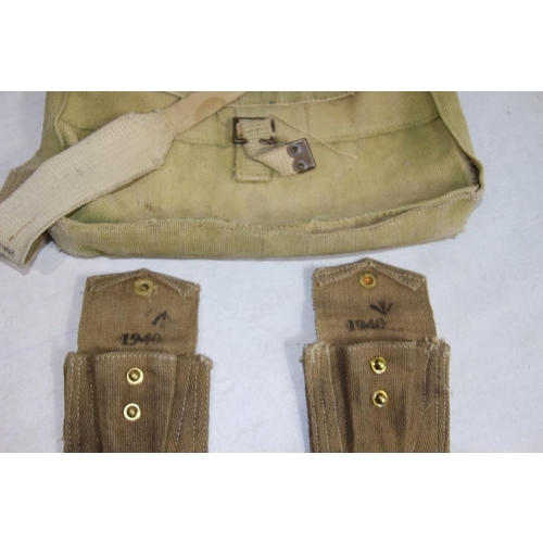 643 - 37 PATTERN AMMO POUCHES AND BAG