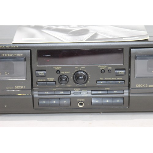 468 - TECHNICS DOUBLE TAPE DECK