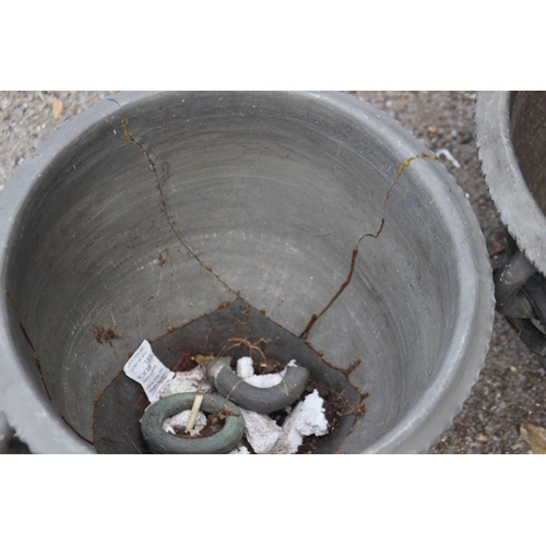 53 - PAIR OF URN POTS - A/F