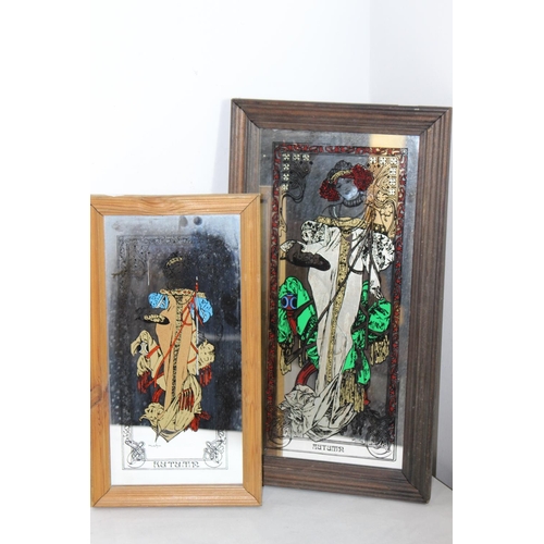 125 - 2 X AUTUMN MIRRORS
43 X 24CM