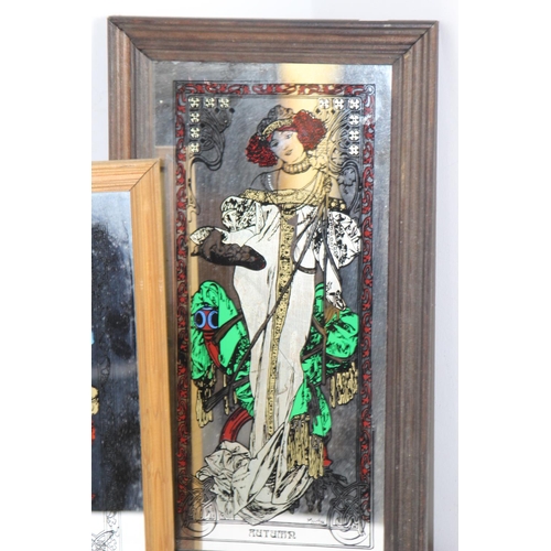 125 - 2 X AUTUMN MIRRORS
43 X 24CM