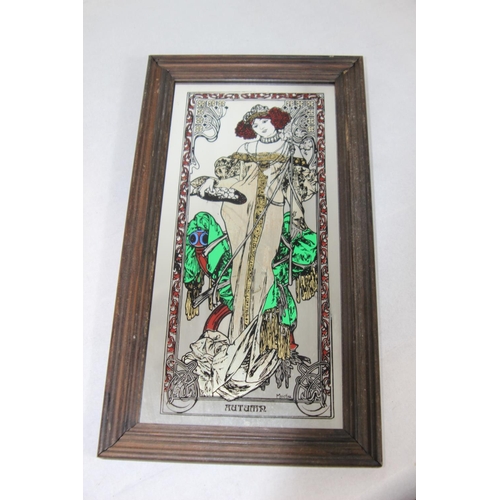 125 - 2 X AUTUMN MIRRORS
43 X 24CM