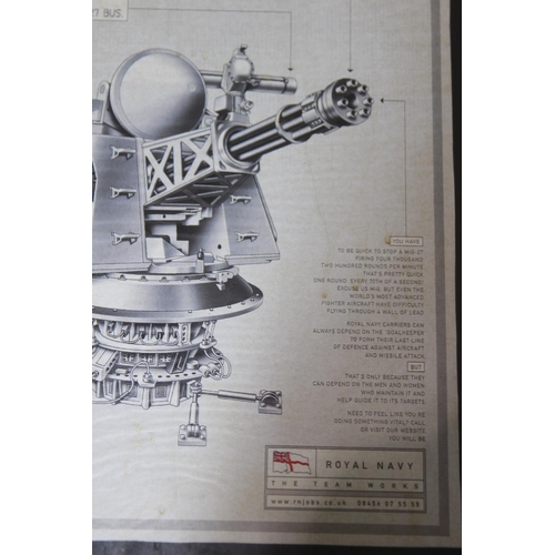 128 - R N DIAGRAM OF A GOALKEEPER BY A.A GUN
30 X 24CM