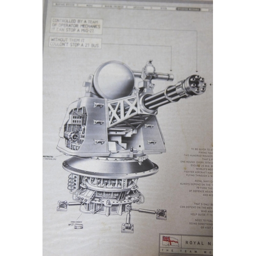128 - R N DIAGRAM OF A GOALKEEPER BY A.A GUN
30 X 24CM