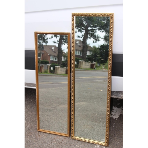 136 - 2 X ORNATE DRESS MIRRORS
111 X 35CM