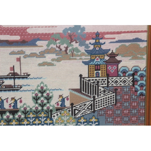 142 - WOVEN ORIENTAL STYLE PICTURE
80 X 40CM