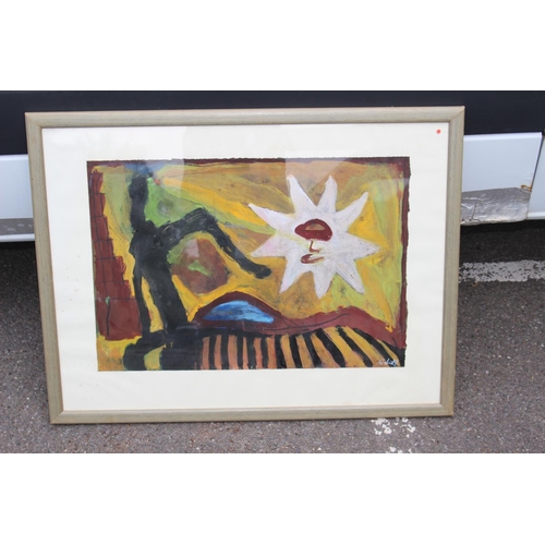 144 - MODERN ART OIL
88 X 67CM