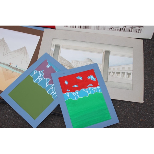 148 - ARTIST FOLIO AND CONTENTS
96 X 64CM