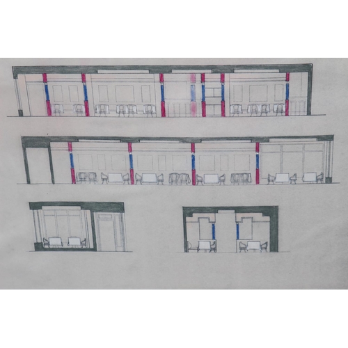 148 - ARTIST FOLIO AND CONTENTS
96 X 64CM