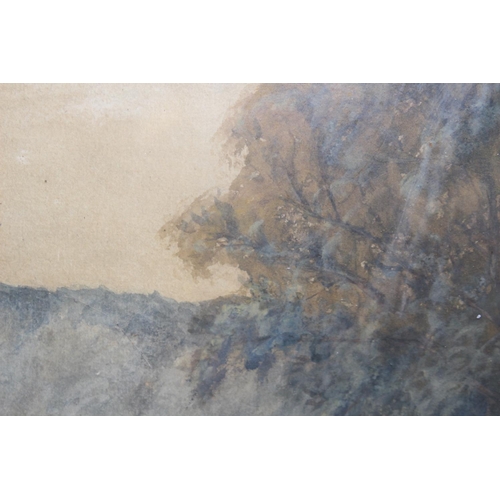 173 - SIGNED WATERSIDE WATERCOLOUR
59 X 46CM