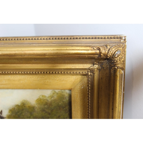 175 - SIGNED OIL ON BOARD HORSE IN FIELD BY FRED WILLIAM
59 X 50CM