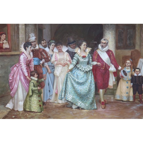 146 - PAINTED PRINT ON CANVAS
123 X 95CM