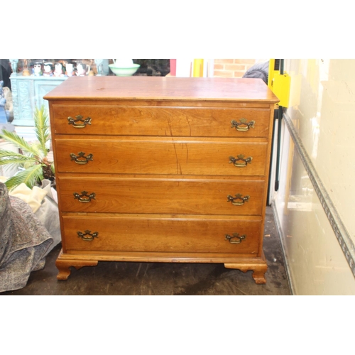 96 - VINTAGE EDWARDIAN WALNUT CHEST OF DRAWERS 
103 X 53 X 93CM