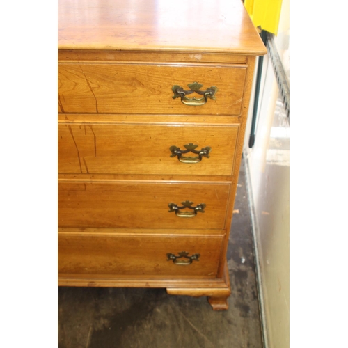 96 - VINTAGE EDWARDIAN WALNUT CHEST OF DRAWERS 
103 X 53 X 93CM