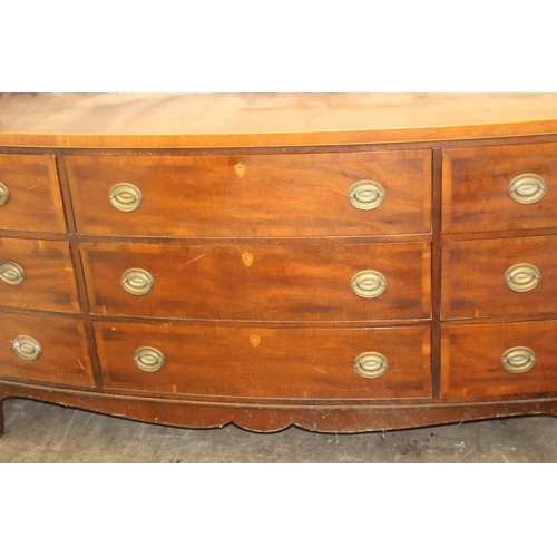 98 - VINTAGE KITTINGER BUFFALO MULTI -CHEST OF DRAWERS 
163 X 54 X 89CM