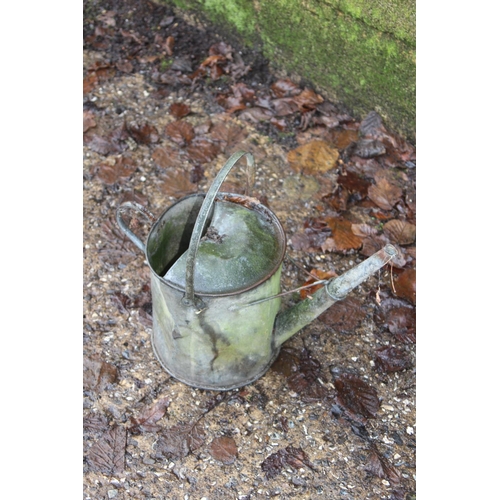 143 - QUANTITY OF GALVANISED WATERING CANS