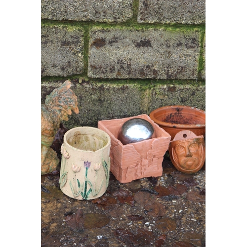 144 - QUANTITY OF GARDEN STONEWARE