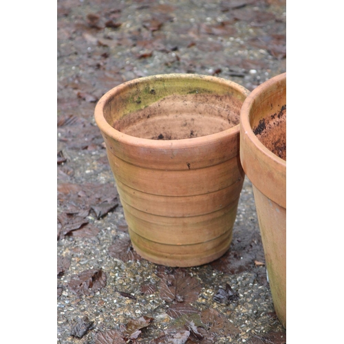 163 - 3 X GARDEN POTS 
47 X 38CM