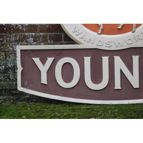 179 - YOUNGS THE RAM BREWERY PUB SIGN
150 X 109CM