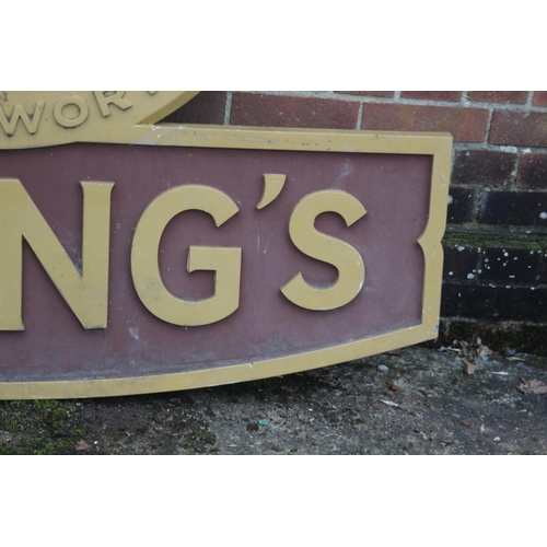 180 - YOUNGS THE RAM BREWERY PUB SIGN
150 X 109CM