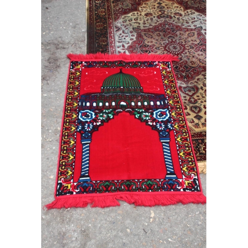 191 - 2 X VINTAGE RUGS 
220 X 128CM