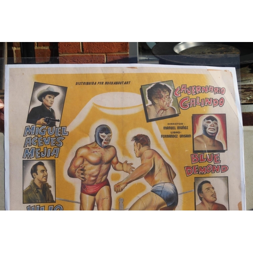 226 - ASESIONS DE LA LUCKA LIBRE WRESTLING POSTER
95 X 66CM