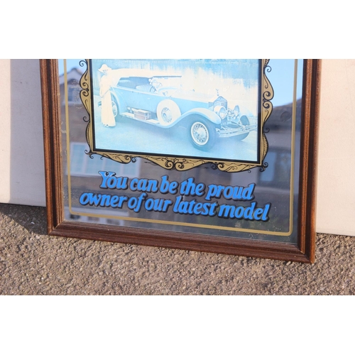 231 - ROLLS ROYCE ADVERTISING MIRROR
59 X 48CM