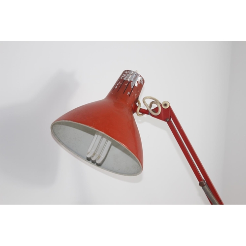 285 - VINTAGE RED ANGLEPOISE 
80CM