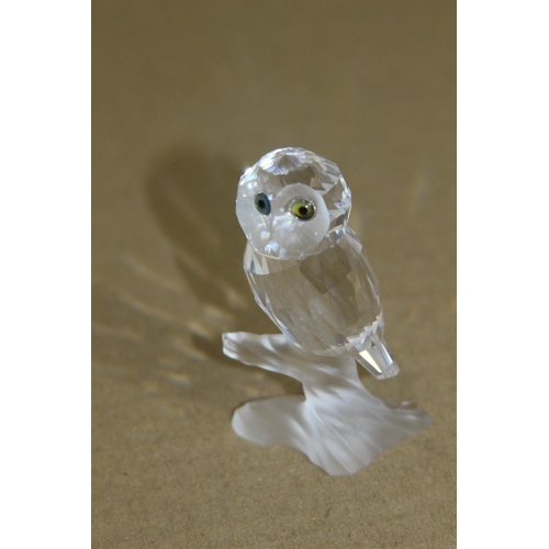 338 - 2 X SWAROVSKI OWLS 
5CM