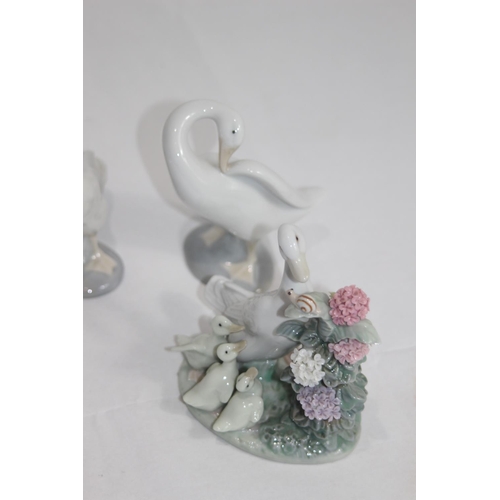 364 - 6 X LLADRO DUCK FIGURES 
12CM