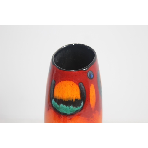 408 - POOLE POTTERY TALL VASE IN VOLCANO PATTERN
24CM