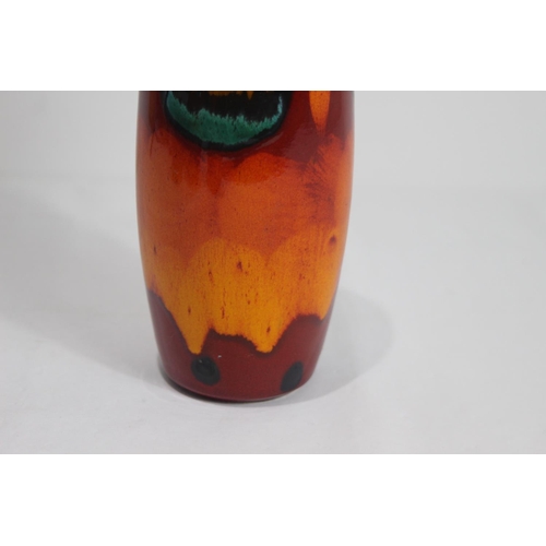 408 - POOLE POTTERY TALL VASE IN VOLCANO PATTERN
24CM