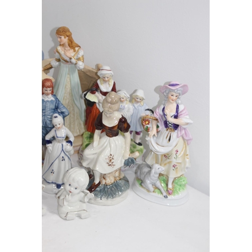 430 - LARGE QUANTITY OF CHINA FIGURES 
25CM