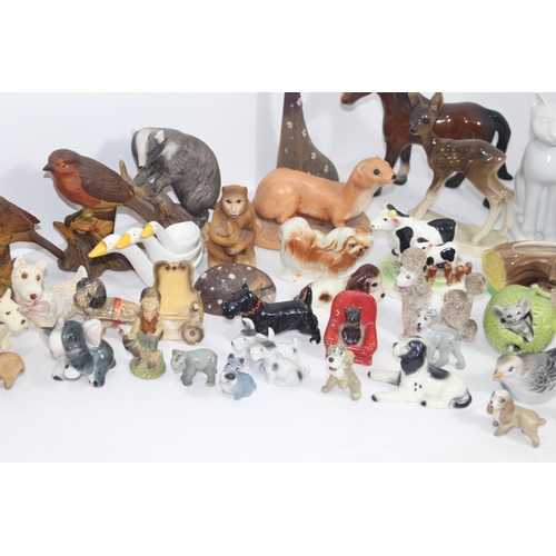 431 - LARGE BOX OF CHINA ANIMALS 
15CM