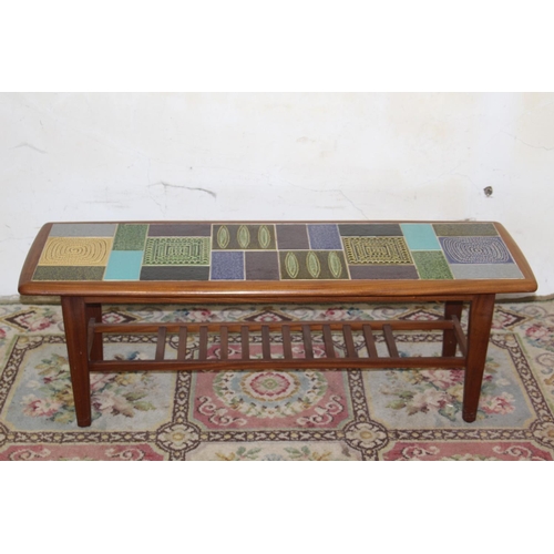 51 - RETRO TILED COFFEE TABLE 
115 X 39 X 40CM