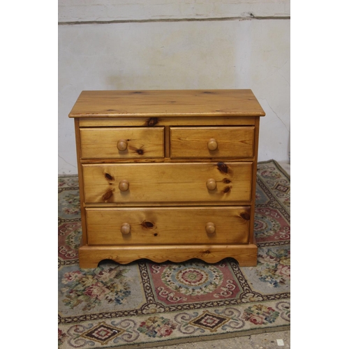 58 - PINE CHEST OF DRAWERS 
85 X 44 X 78CM