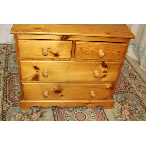 58 - PINE CHEST OF DRAWERS 
85 X 44 X 78CM