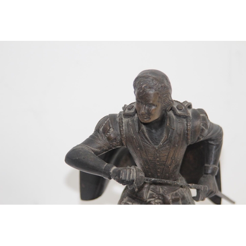 498 - CELLINI HANDMADE COLD CAST FIGURE OF EARL OF ESSEX
27CM