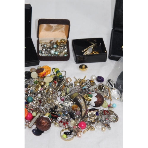 501 - CASE OF COSTUME JEWELLERY