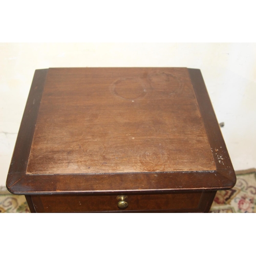 62 - STAG MINSTREL BEDSIDE TABLE 
53 X 46 X 72CM