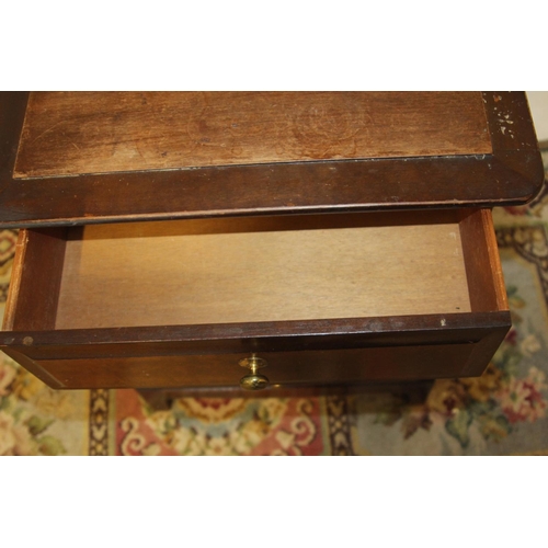 62 - STAG MINSTREL BEDSIDE TABLE 
53 X 46 X 72CM