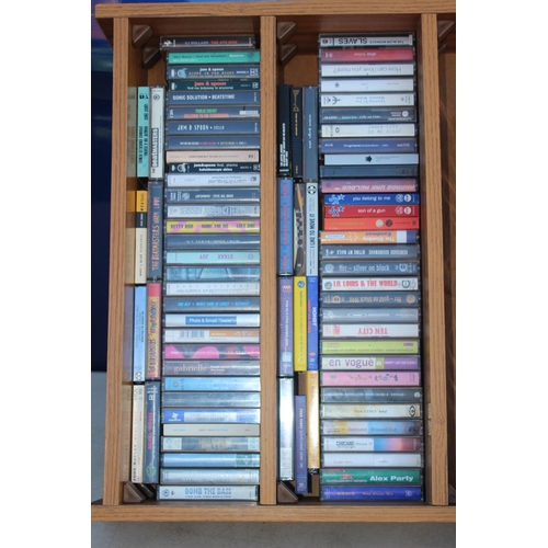 655 - QUANTITY OF CASSETTE TAPES AND VIDEOS