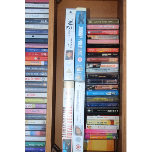 655 - QUANTITY OF CASSETTE TAPES AND VIDEOS