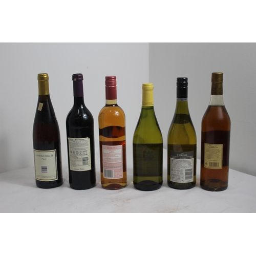 696 - 6 X BOTTLES OF VARIOUS WINES