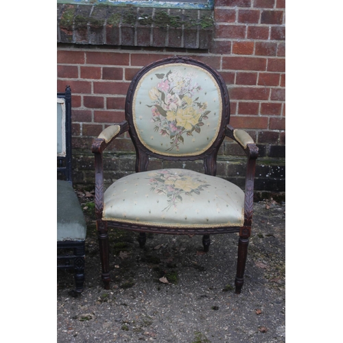 78 - 2 X VINTAGE ARMCHAIRS 
66 X 50 X 90CM