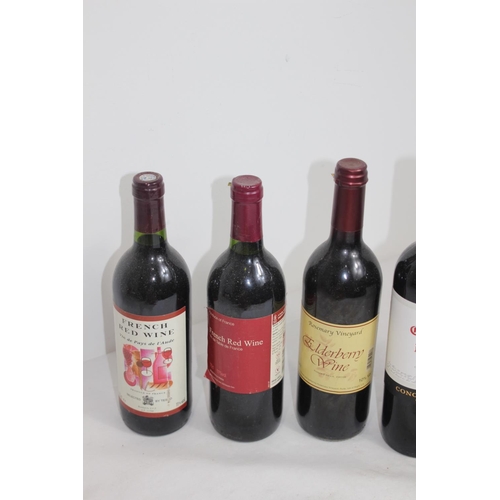 724 - 6 X BOTTLES OF RED WINE