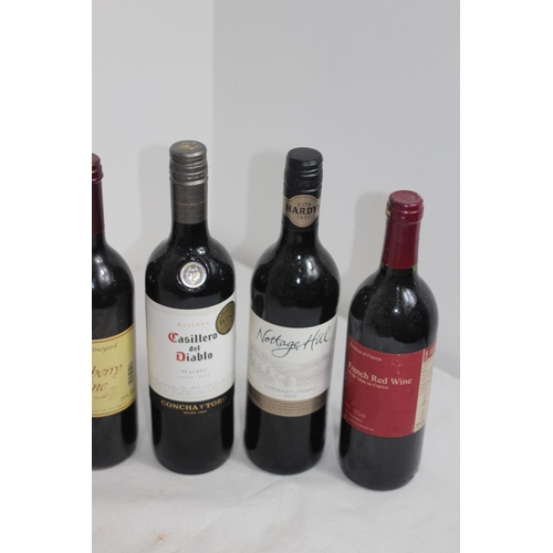 724 - 6 X BOTTLES OF RED WINE