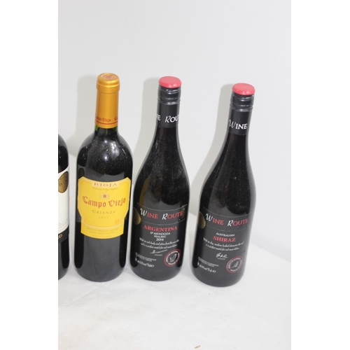 726 - 6 X BOTTLES OF RED WINE