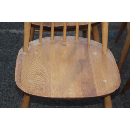 91 - 4 X ERCOL GOLDSMITH CHAIRS 
43 X 45CM