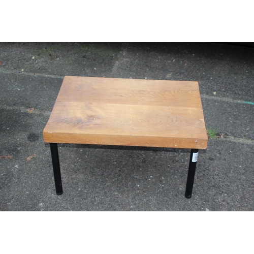 94 - NATURAL WOOD HAND MADE SIDE TABLE 
48 X 69 X 36CM